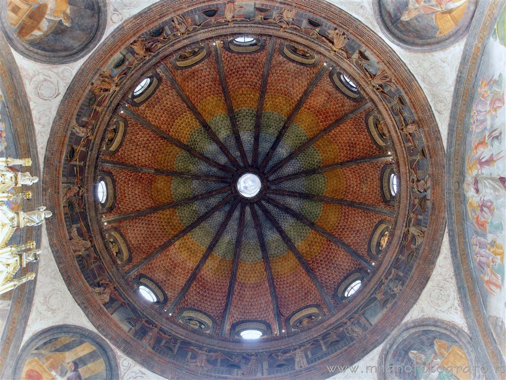 Milano - Interno della cupola della Cappella Portinari